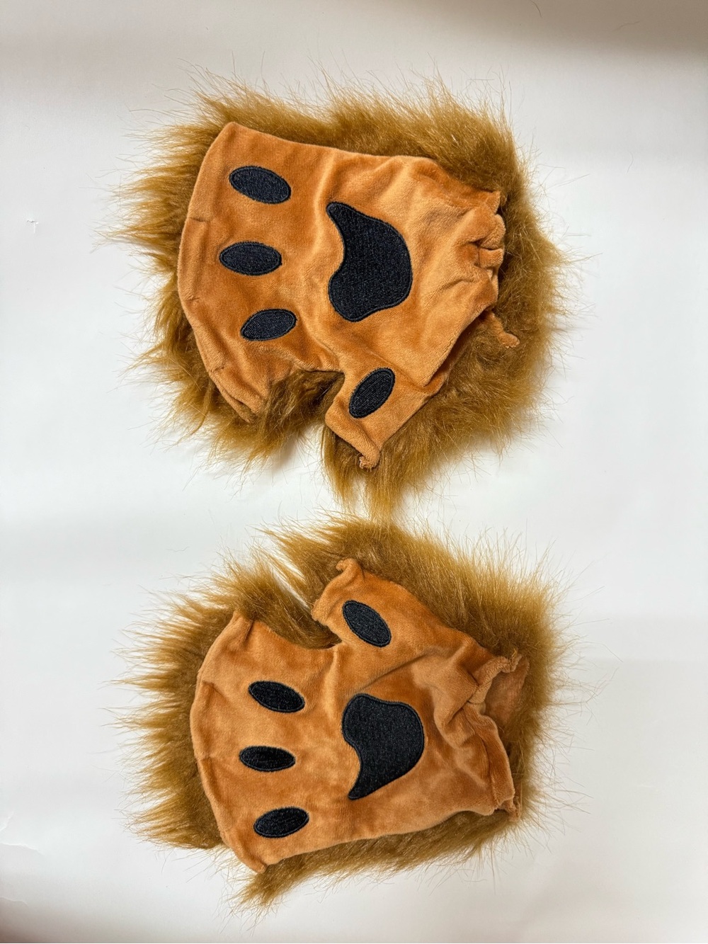 Adult Brown Bear Paw Costume Gloves mittens
